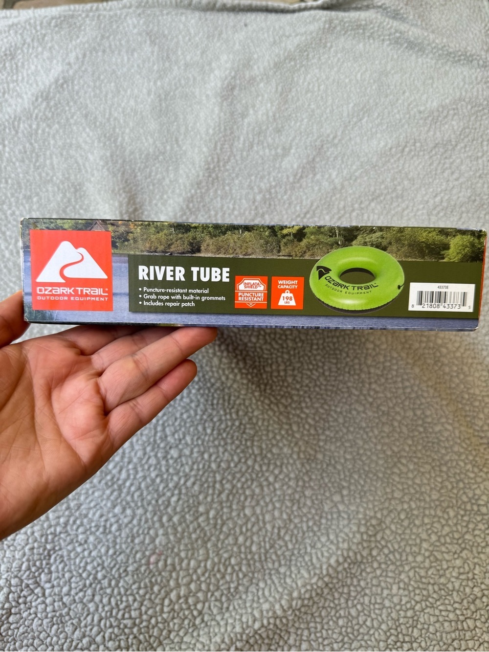 Ozark Trail River/Pool Inflatable Durable 39" Tube River Float, GREEN - NEW - Picture 3 of 8